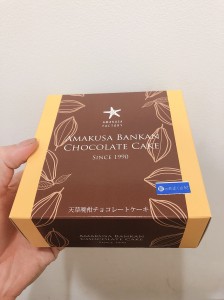 天草晩柑チョコレートケーキ　　上通り美容室 上乃裏通り Objetオブジェ