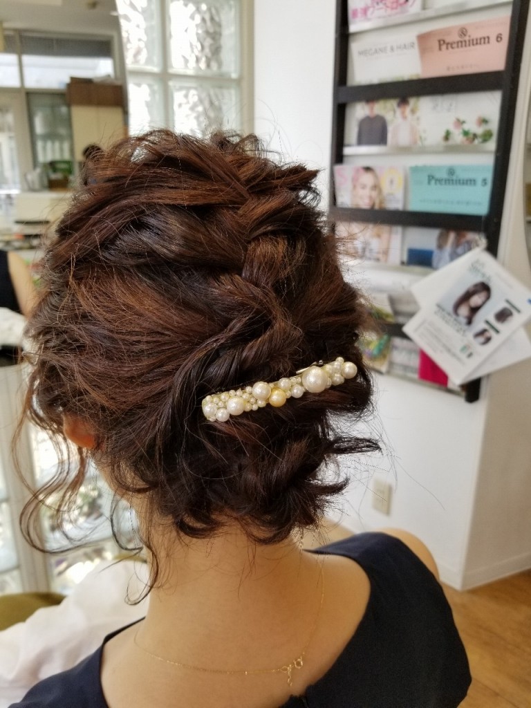 ヘアセット　　上通り美容室 上乃裏通り Objetオブジェ　