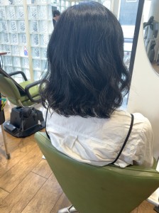 パーマメニューのお客様　　　上通り美容室 上乃裏通り Objetオブジェ