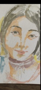 似顔絵　　　上通り美容室 上乃裏通り Objetオブジェ