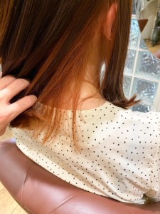 インナーカラ―　上通り美容室 上乃裏通り Objetオブジェ
